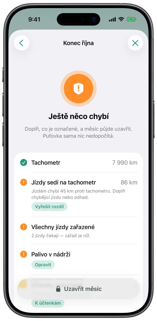 Kontrola — Puťovka