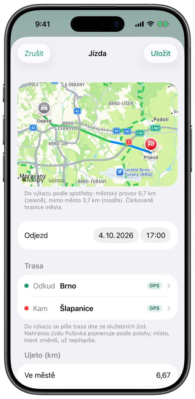 Odkud a kam — Puťovka
